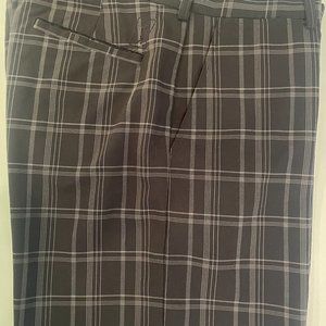 NWOT, PGA Tour brand black plaid golf shorts - Size 36